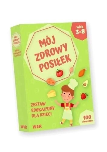 Zestaw edukacyjny Mój zdrowy posiłek WIR - karty i plansze do nauki zdrowego odżywiania dla dzieci 3-8 lat