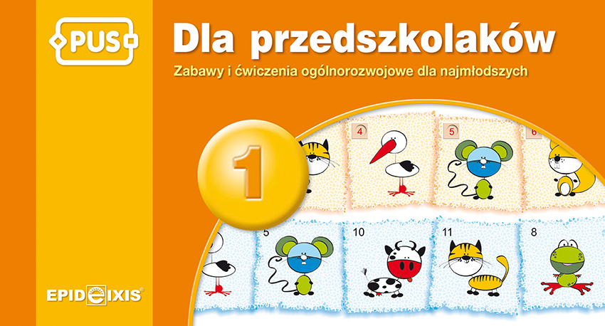 Książeczka PUS Dla Przedszkolaków 1 od EPIDEIXIS z ćwiczeniami ogólnorozwojowymi