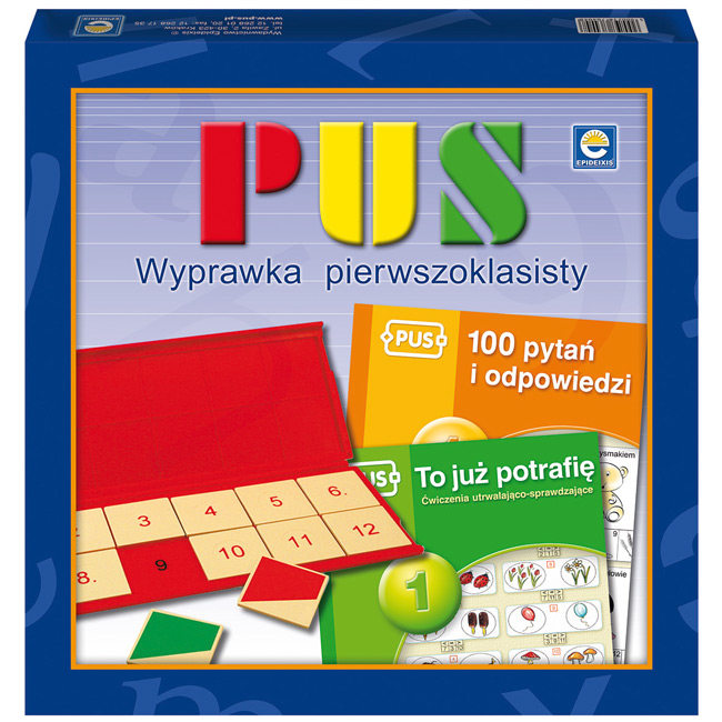 Zestaw edukacyjny PUS Wyprawka Pierwszoklasisty EPIDEIXIS z książeczkami i Zestawem Kontrolnym