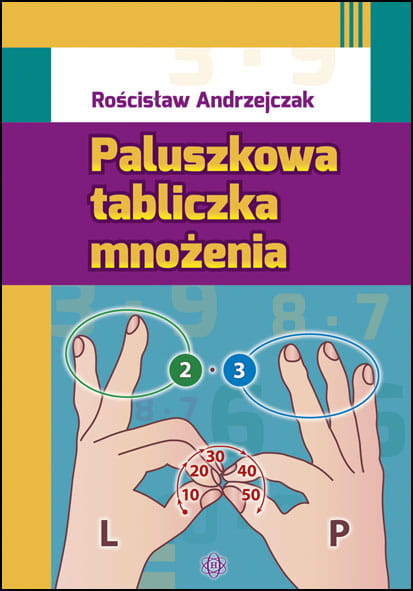 Okładka książki Paluszkowa tabliczka mnożenia wydawnictwa HARMONIA