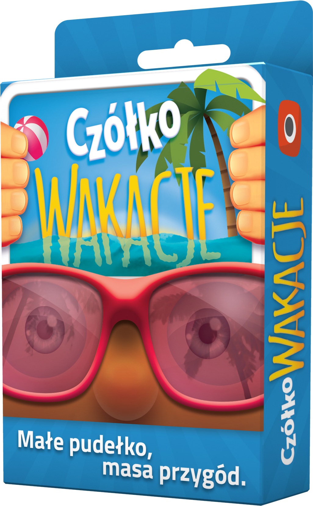 Czółko Wakacje – kieszonkowa gra towarzyska z wakacyjnymi hasłami od Portal Games