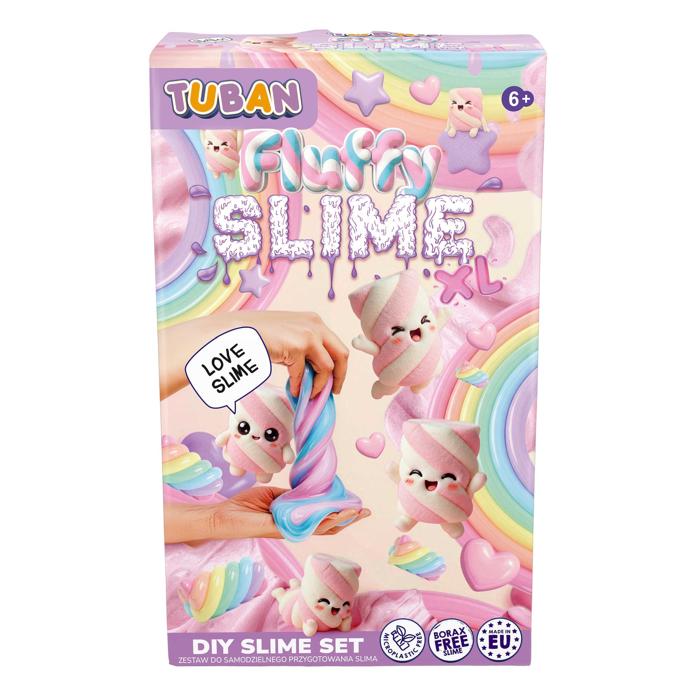 Zestaw Tuban Slime Fluffy XL do samodzielnego wykonania puszystego slime’u z akcesoriami