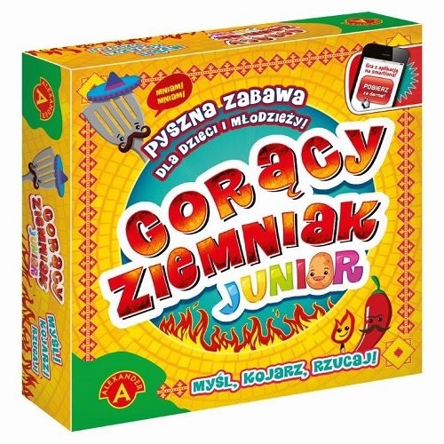 Plansza i elementy gry Gorący Ziemniak Junior od ALEXANDER GRY