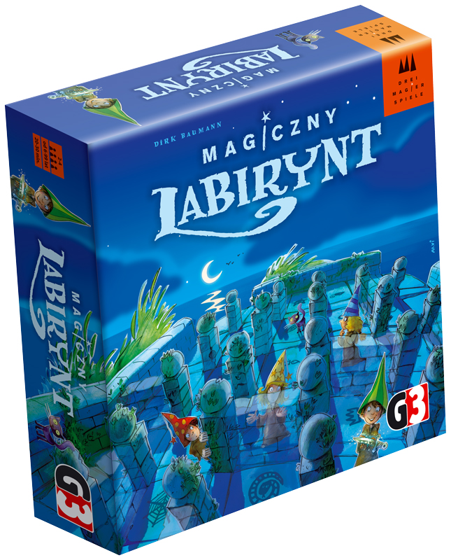 Magiczny Labirynt – rodzinna gra planszowa G3 z magnetycznym mechanizmem i drewnianymi ścianami