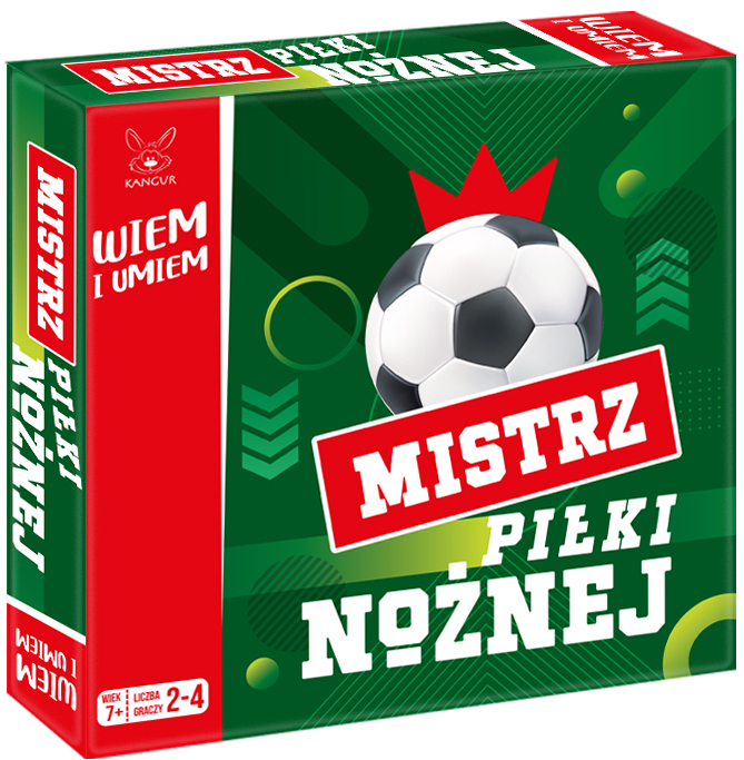 Plansza i karty gry edukacyjnej Wiem i Umiem. Mistrz Piłki Nożnej KANGUR