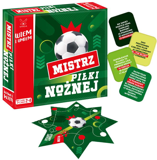Wiem i Umiem. Mistrz Piłki Nożnej – edukacyjna gra planszowa KANGUR