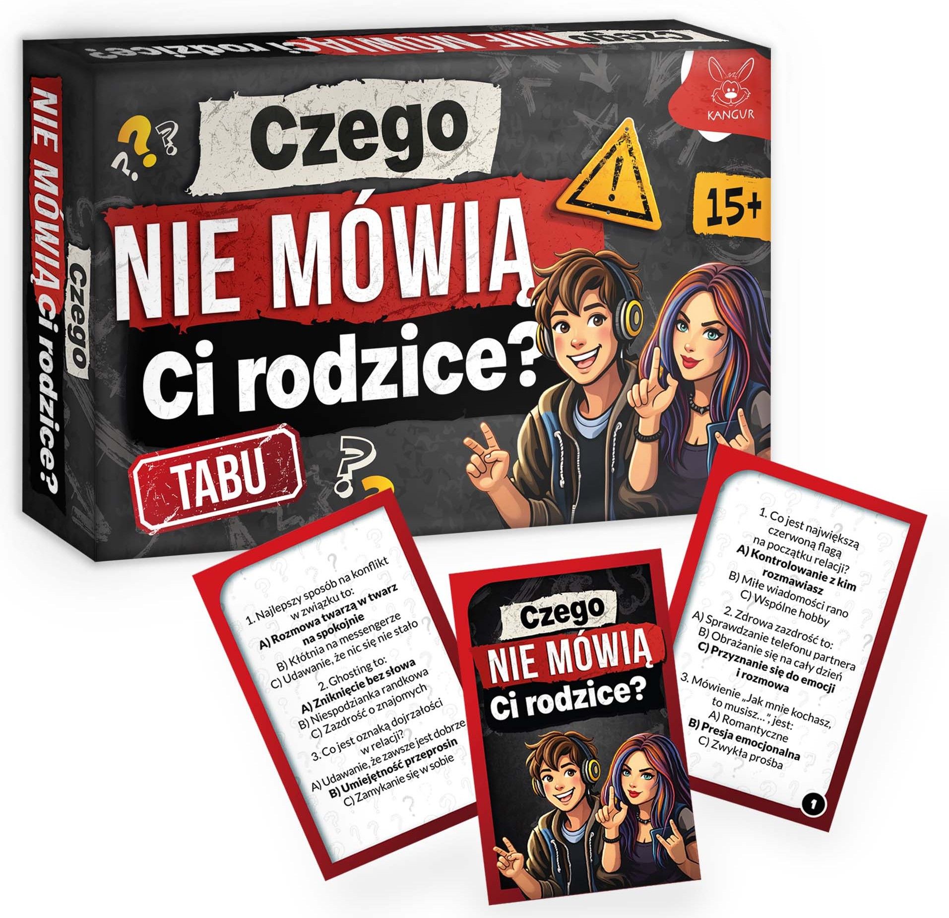 Gra quizowa Czego nie mówią Ci rodzice? KANGUR opakowanie