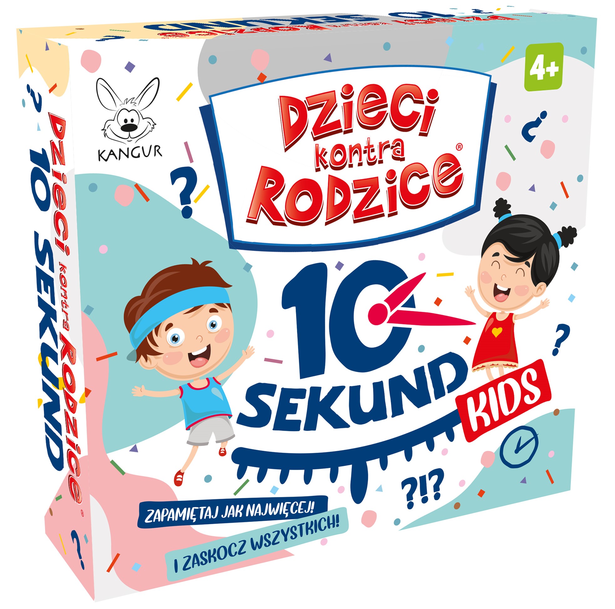 Gra KANGUR 10 Sekund Kids do wspólnej rywalizacji dzieci i rodziców