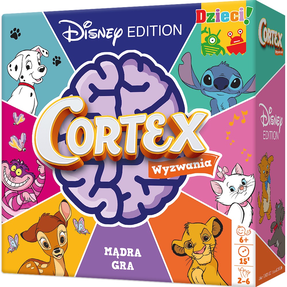 Cortex Disney – karty z łamigłówkami ćwiczącymi pamięć, refleks i spostrzegawczość