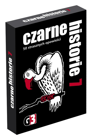 Czarne historie 7 G3, gra karciana z mrocznymi zagadkami do wspólnego rozwiązywania