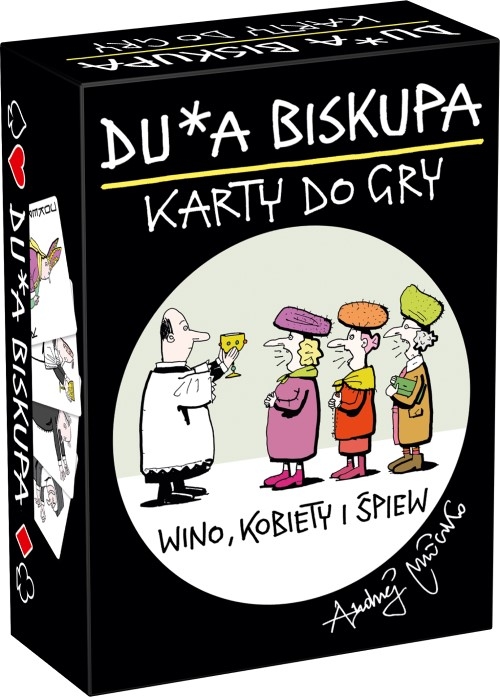 Gra karciana Dupa Biskupa z ilustracjami Andrzeja Mleczki od MDR art pap