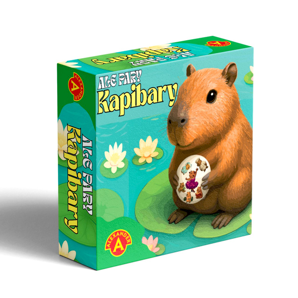 Karty gry Ale Pary Kapibary z ilustracjami kapibar
