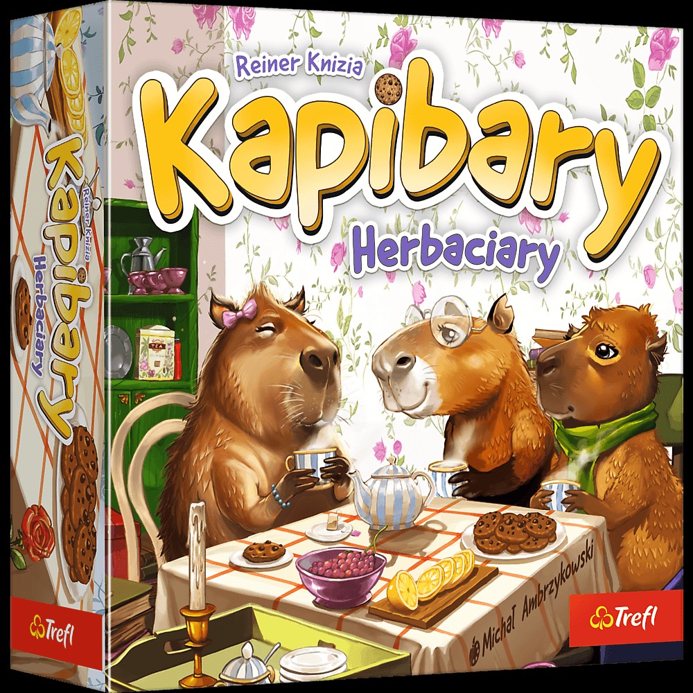 Plansza i karty gry Kapibary Herbaciary od Trefl PAP