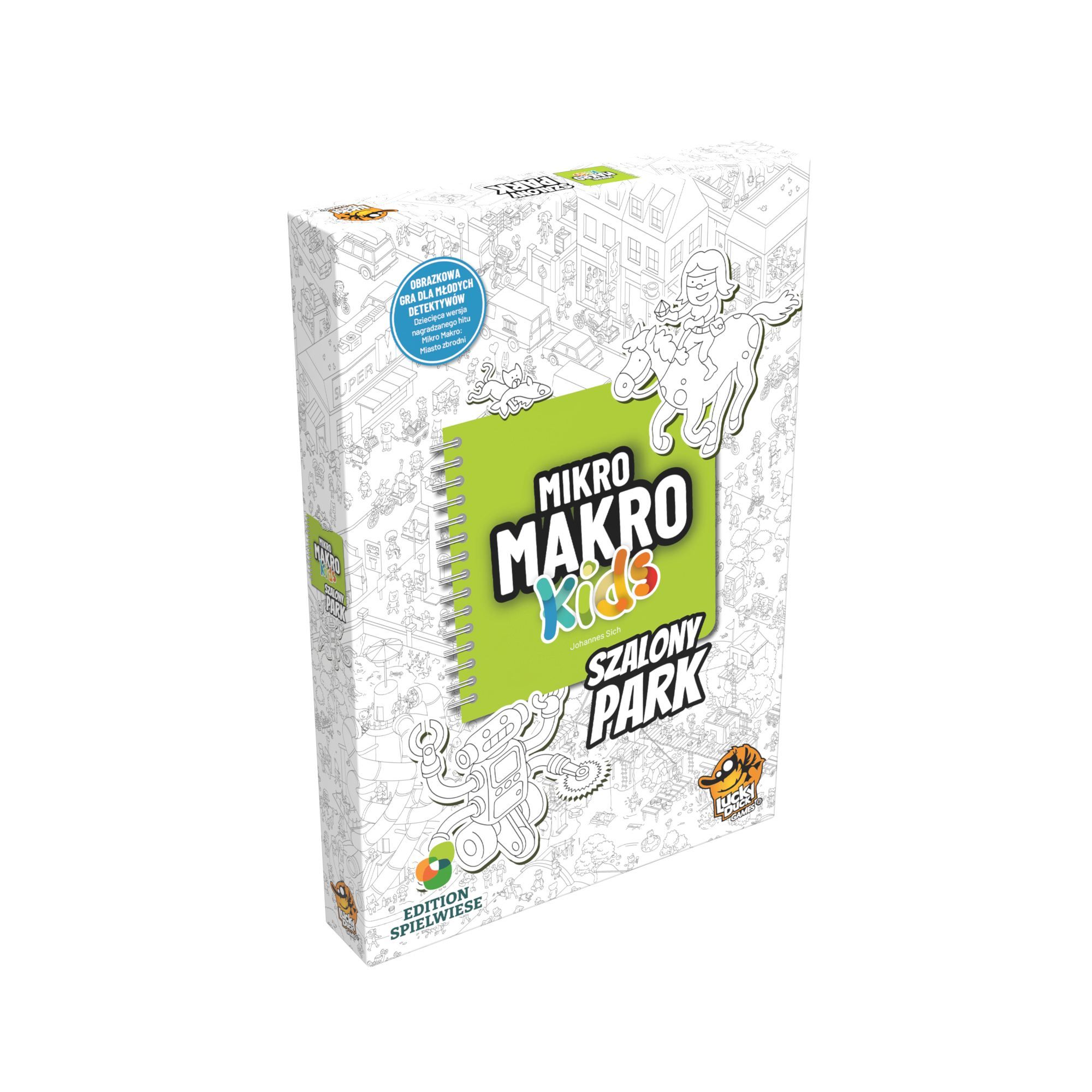 MikroMakro Kids Szalony Park GOLIATH, kooperacyjna gra z miejskimi zagadkami
