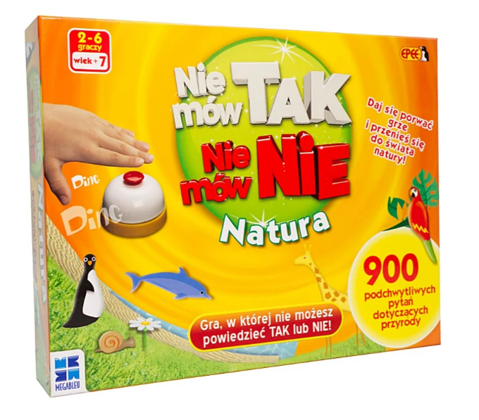 Plansza i elementy gry Nie mów TAK, Nie mów NIE – Natura Epee
