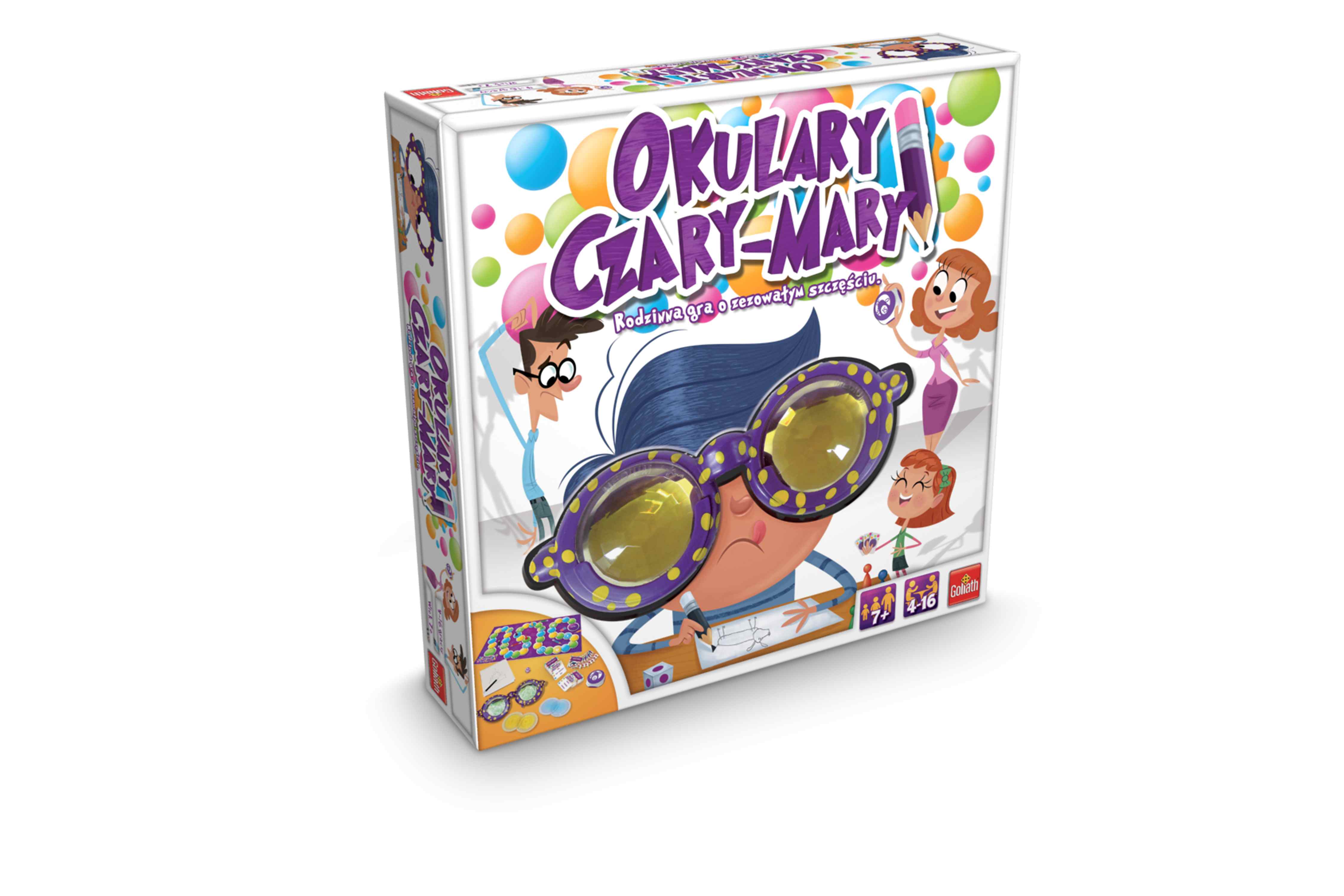 Gra rysunkowa Okulary Czary-Mary GOLIATH do wspólnej zabawy i rysowania