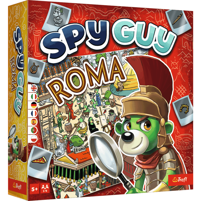 Gra detektywistyczna Trefl PAP Spy Guy Rzym z motywem Wiecznego Miasta i szukaniem wskazówek