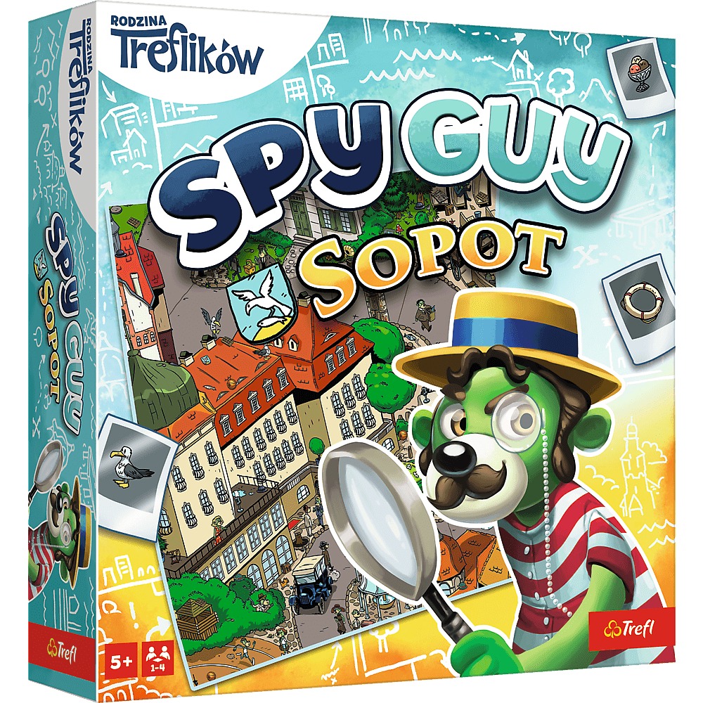 Spy Guy Sopot Trefl PAP, gra planszowa rozwijająca spostrzegawczość i współpracę
