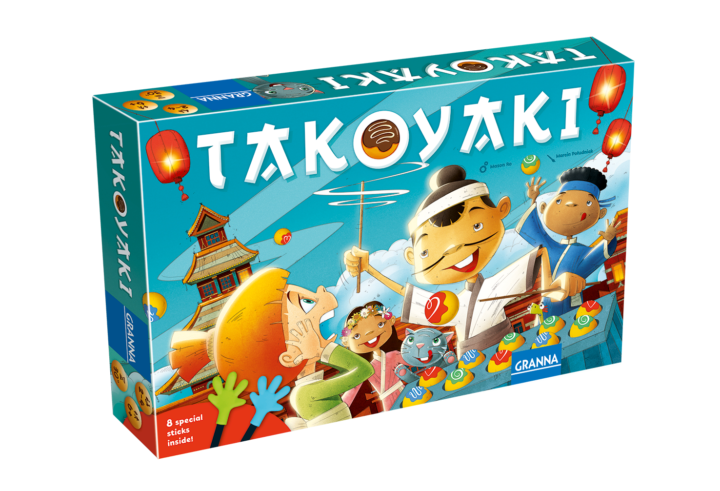 Zręcznościowa gra Takoyaki od GRANNA w pudełku 230x350 mm