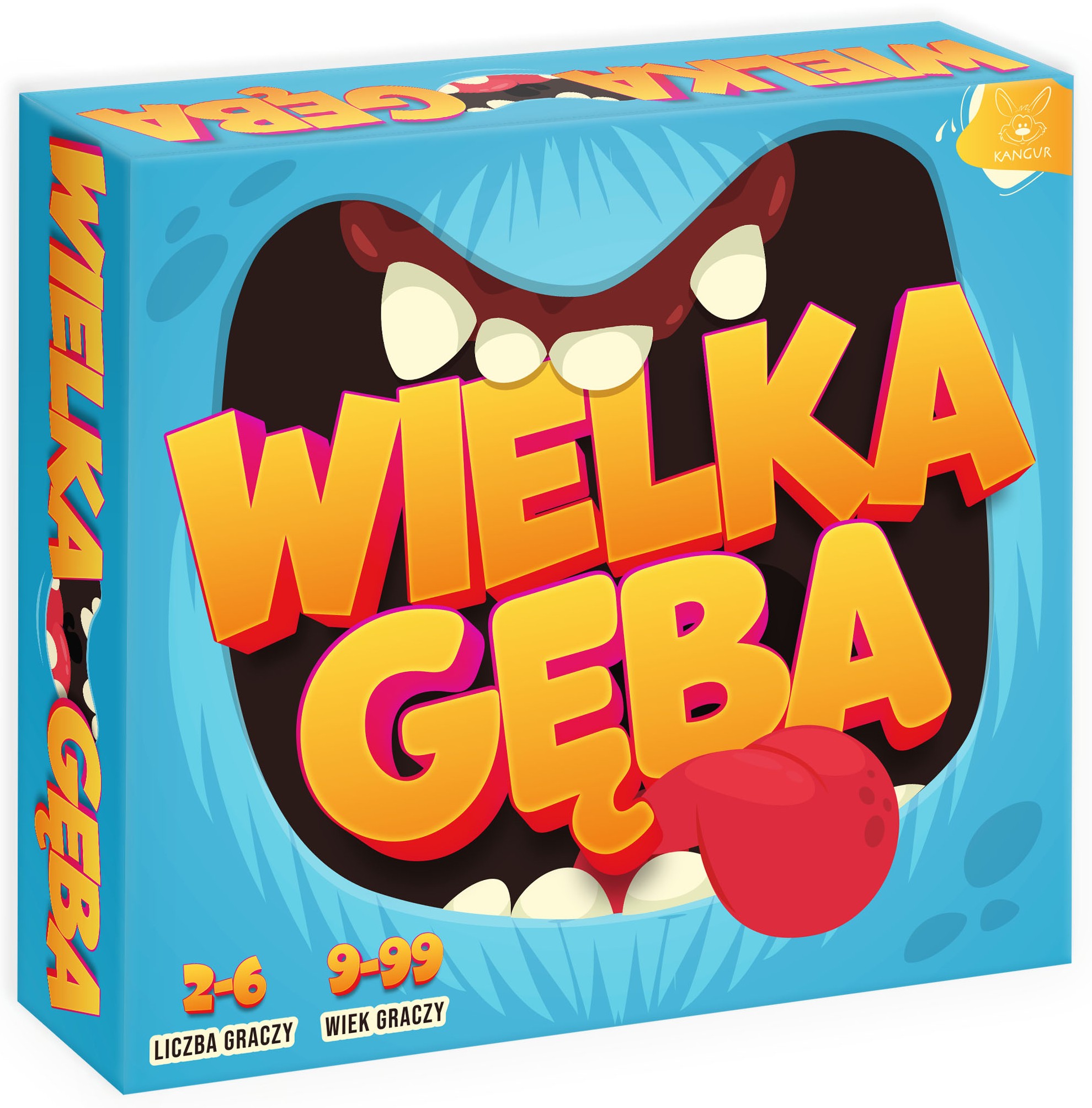 Plansza i karty do gry Wielka Gęba KANGUR