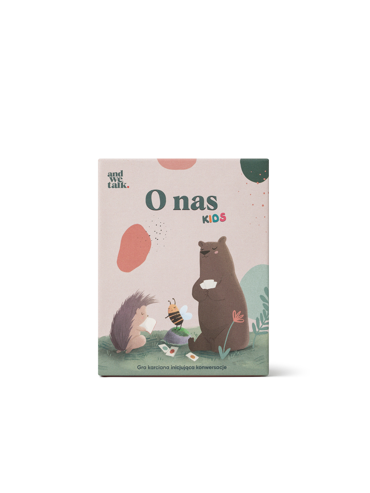 Karty do rozmów dla dzieci O nas Kids – 80 pytań wspierających rozmowę, produkt And We Talk