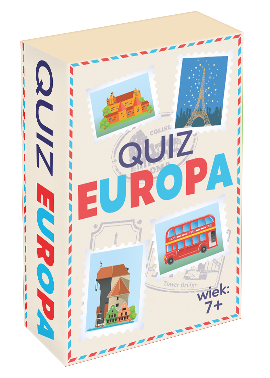 Karty do Quiz Europa MINI edukacyjnej gry o Europie