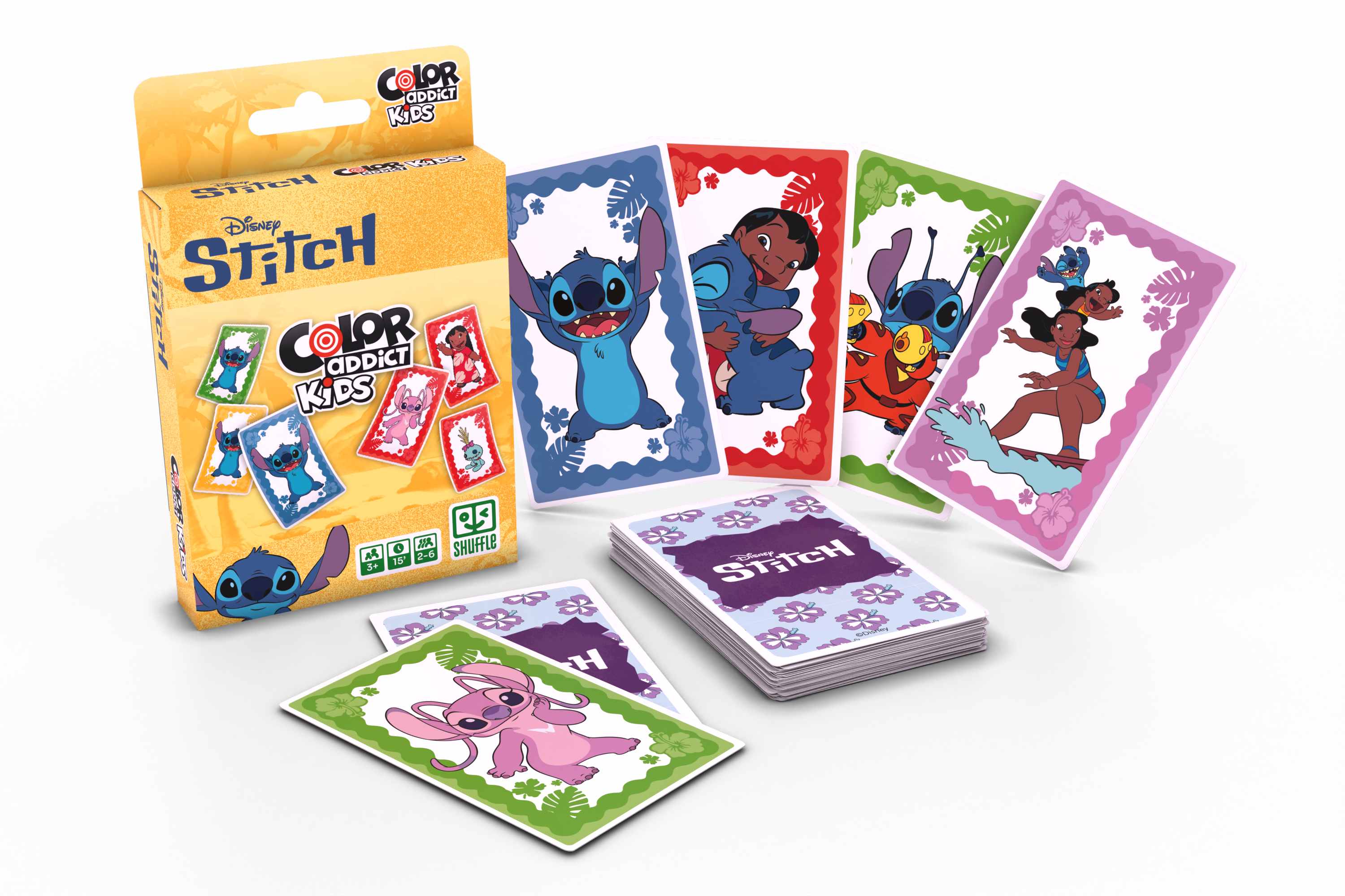 Color Addict Kids Stitch – gra karciana na kolory i kształty od Cartamundi