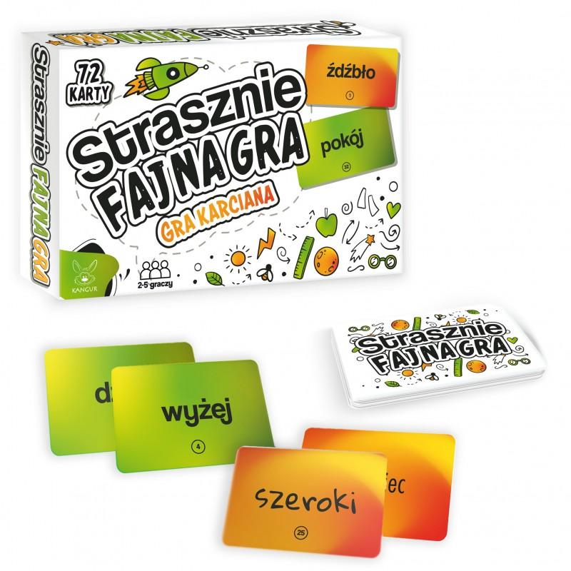 Strasznie Fajna Gra karciana KANGUR – widok pudełka i kart