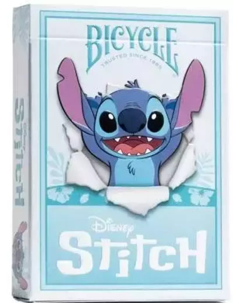 Karty do gry Disney Stitch z motywem bohatera, talia 54 kart USPC