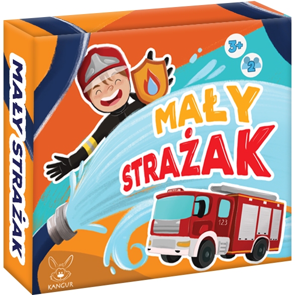 Plansza i elementy gry Mały Strażak do nauki liczenia