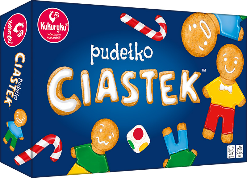 Gra planszowa Pudełko ciastek KUKURYKU - pudełko z elementami do gry