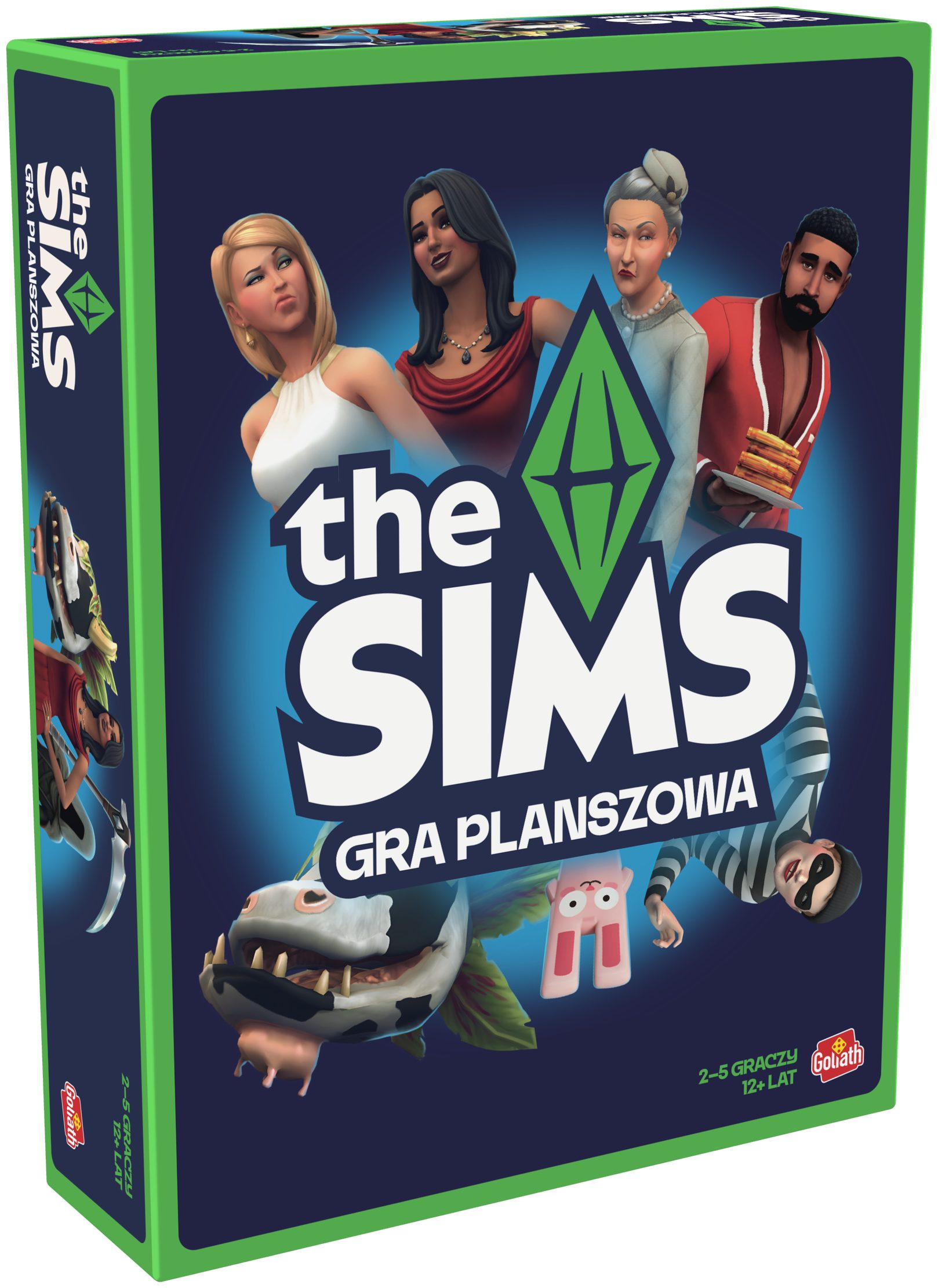 Planszowa gra The Sims GOLIATH o życiu i aspiracjach dla 2–5 graczy