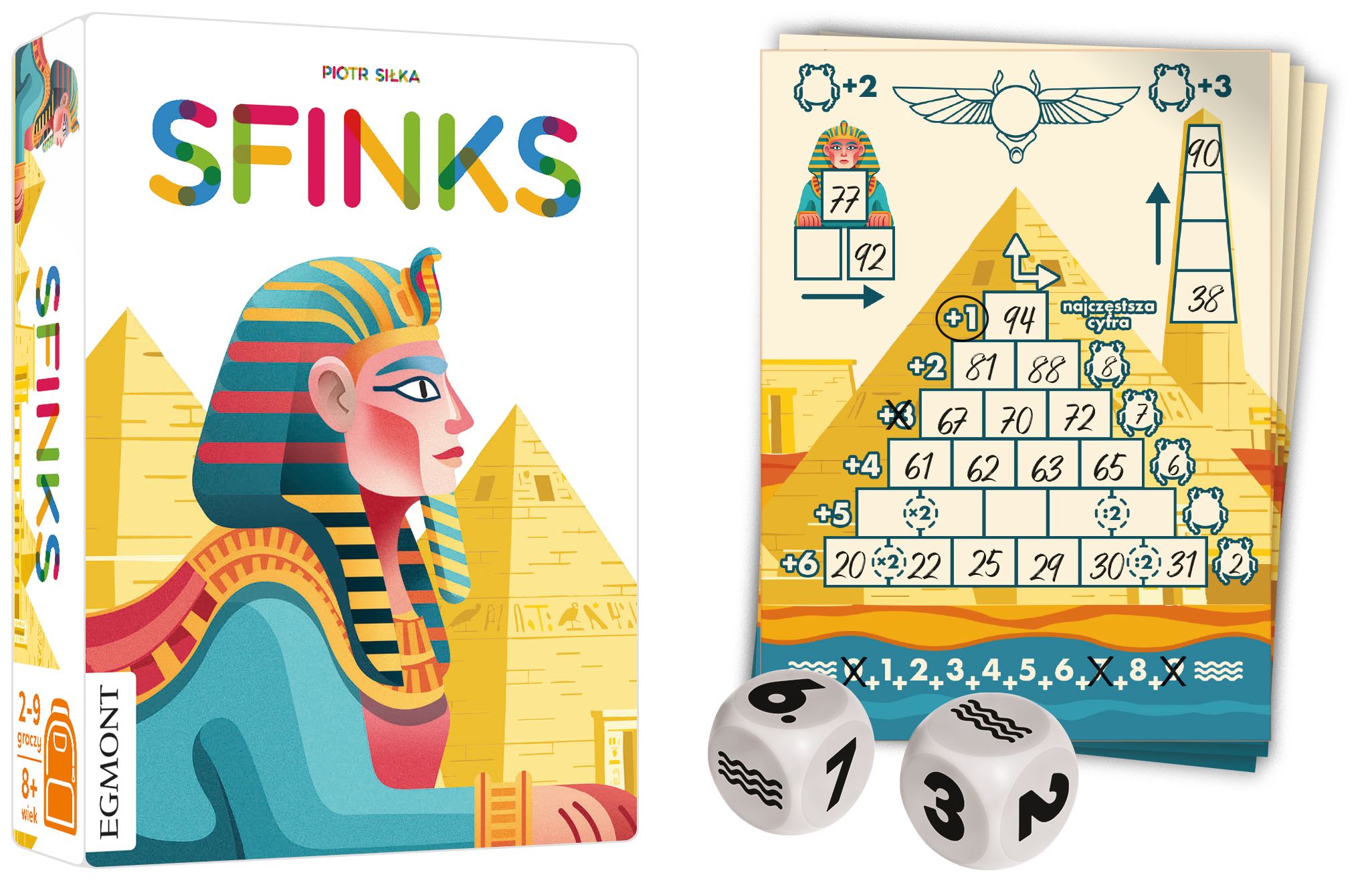 Sfinks – matematyczna gra kościana Egmont PAP