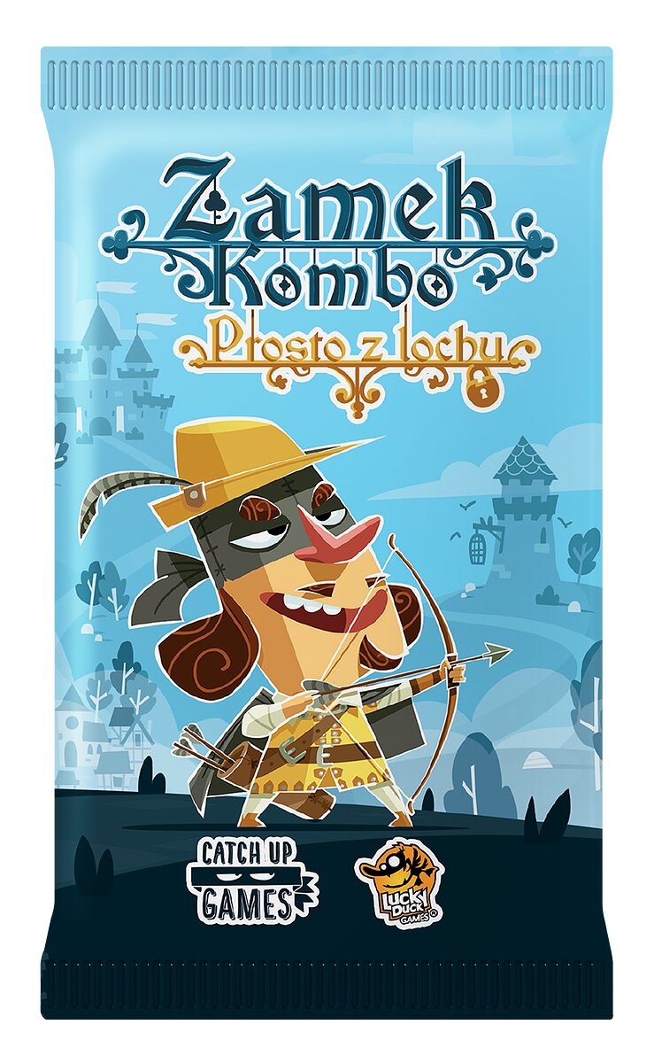 Zamek Kombo: Prosto z lochu rozszerzenie do gry karcianej Lucky Duck Games z 12 kartami
