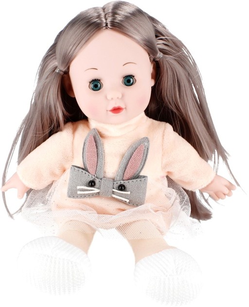 Lalka bobas Soft 30 cm z długimi włosami i dźwiękiem MEGA CREATIVE