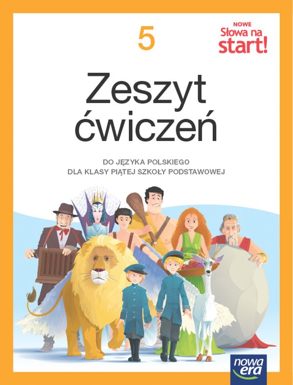 Okładka zeszytu ćwiczeń NOWE Słowa na start! 5 - Nowa Era dla klasy 5 szkoły podstawowej