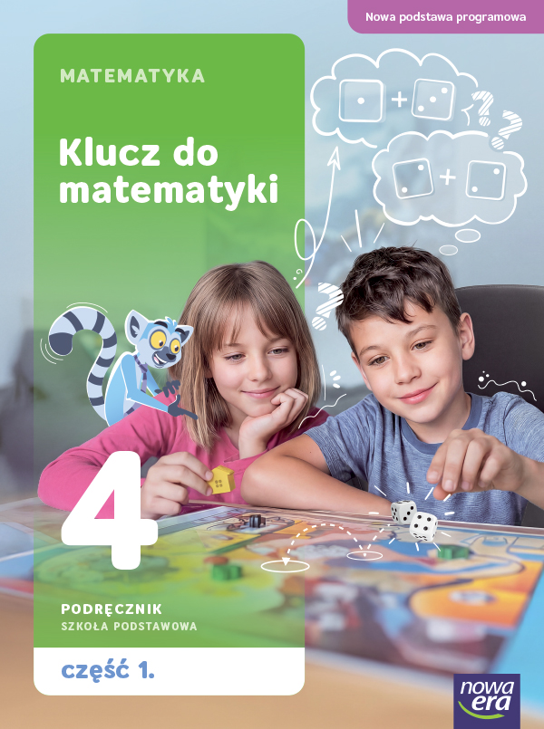 Podręcznik Klucz do matematyki 4 część 1 Nowa Era – okładka w formacie 275x205x1 mm