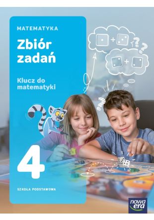 Okładka zbioru zadań Klucz do matematyki 4 Nowa Era, format 240x170x1 mm
