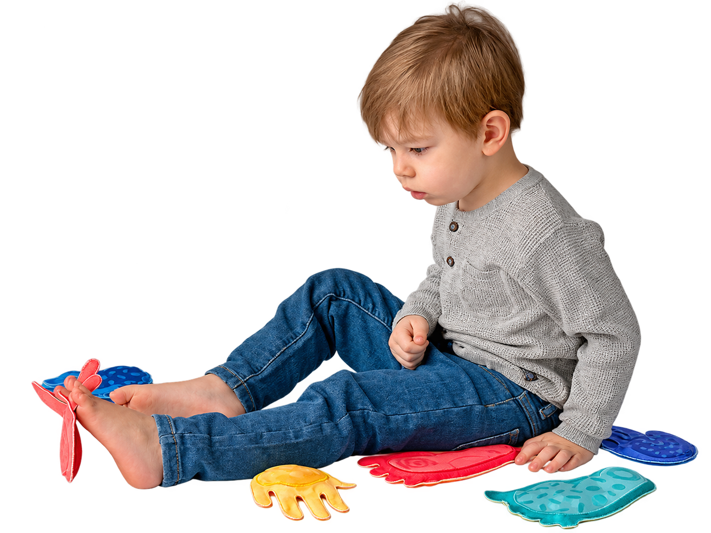 Ścieżka sensoryczna Tup Tup - woreczki w kształcie dłoni i stóp Hencz Toys