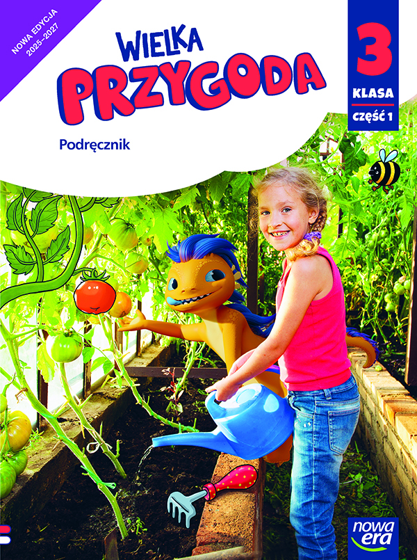Podręcznik Wielka Przygoda NEON 3 Nowa Era - okładka edukacyjna dla klasy 3