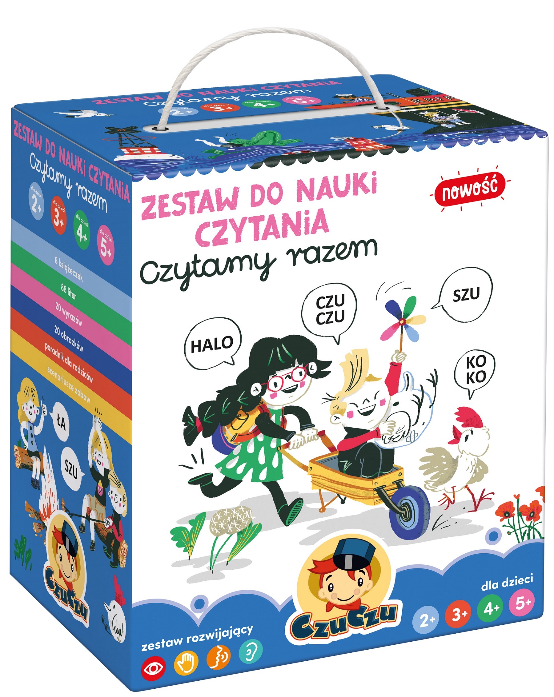 Czytamy razem – edukacyjny zestaw do nauki czytania dla dzieci 2+ Bright Junior Media