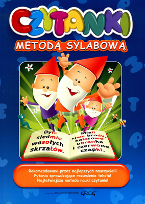 Czytanki metodą sylabową – książka do nauki czytania dla dzieci 5–7 lat GREG, kolorowa okładka