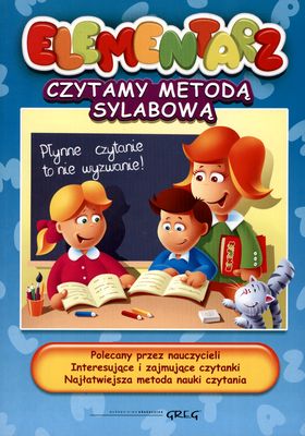 Elementarz. Czytamy metodą sylabową książka do nauki czytania GREG format 290x205x3 mm