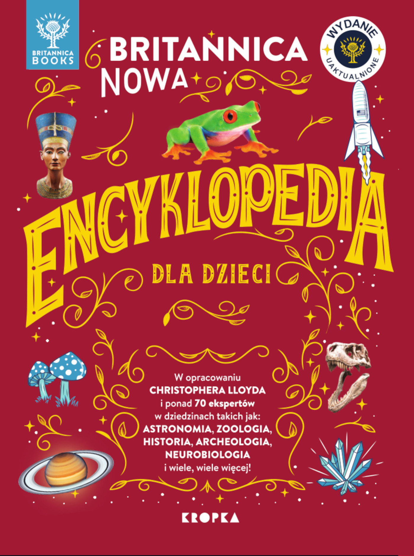 Britannica Encyklopedia dla dzieci Wydawnictwo KROPKA - okładka nowego wydania 2026