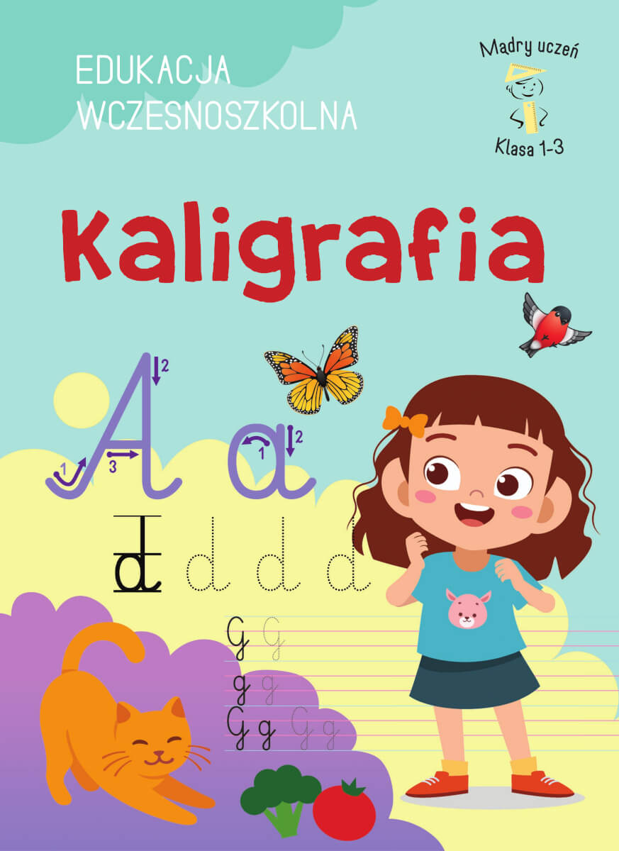 Kaligrafia edukacja wczesnoszkolna SBM – okładka książki dla klas 1–3