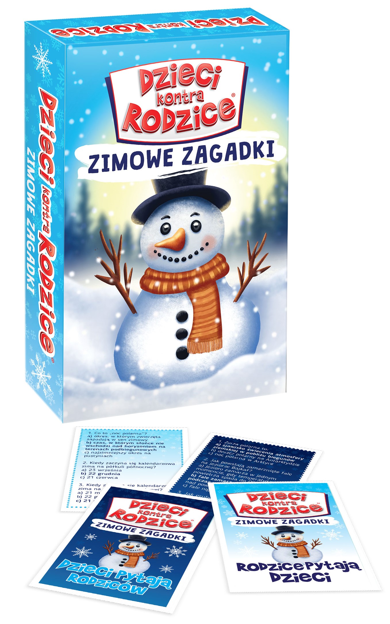 Dzieci kontra Rodzice. Zimowe Zagadki - gra quizowa KANGUR