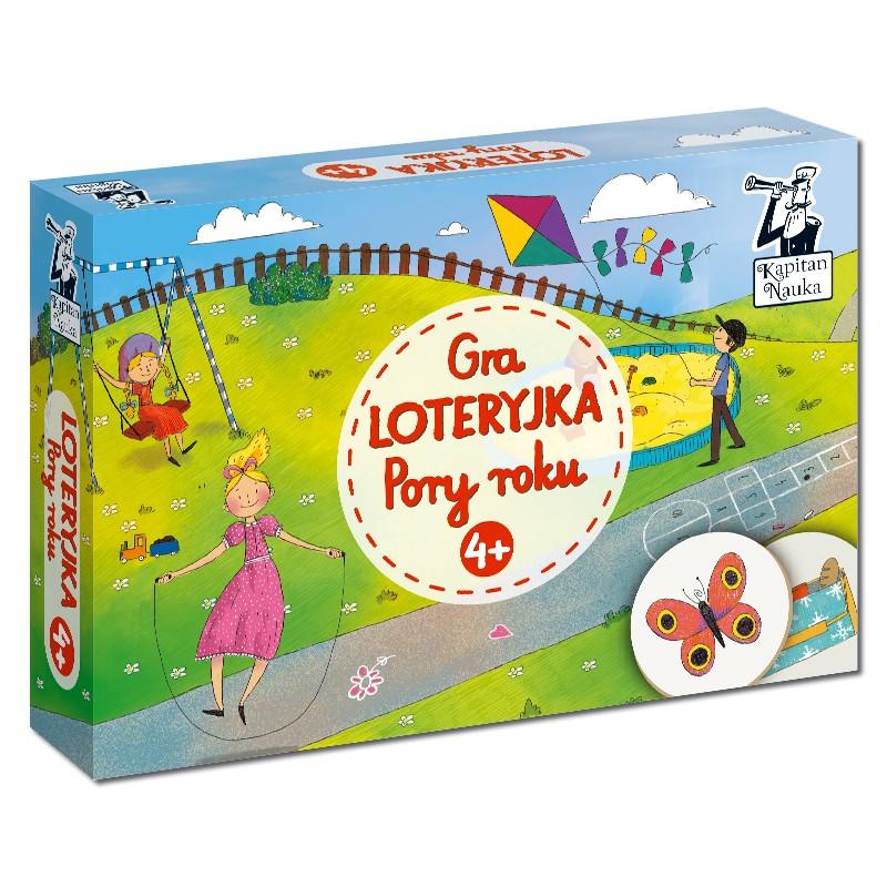 Loteryjka Pory roku gra edukacyjna Edgard PAP 150x215 mm