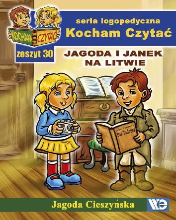 Kocham czytać 30. Jagoda i Janek na Litwie, zeszyt do nauki czytania sylabowego