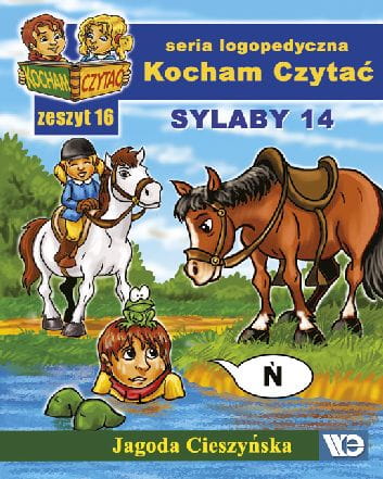 Zeszyt logopedyczny Kocham Czytać 16 – Sylaby 14 Ń, R Wydawnictwo Edukacyjne okładka