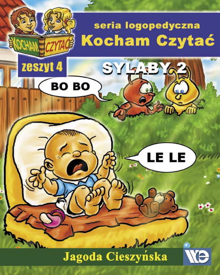 Zeszyt 4 Sylaby 2 Kocham Czytać Wydawnictwo Edukacyjne - okładka miękka, format 200x160 mm